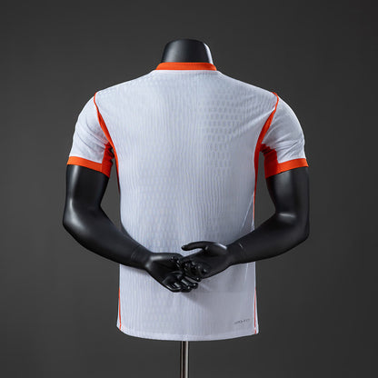 Camiseta Países Bajos 2026 Visitante, Versión Jugador - Vista posterior