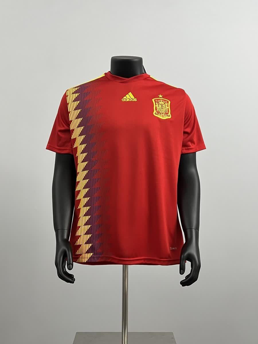 Camiseta España 2018 Local Retro - Vista frontal