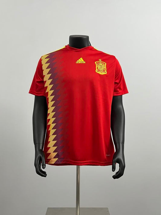 Camiseta España 2018 Local Retro - Vista frontal
