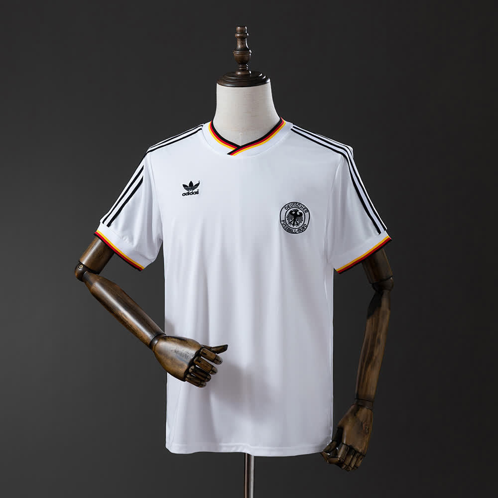Camiseta Alemania 1986 Local Retro - Vista frontal