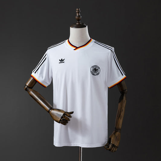 Camiseta Alemania 1986 Local Retro - Vista frontal