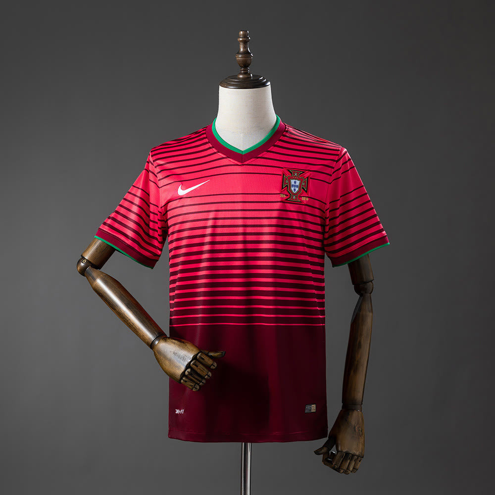 Camiseta Portugal 2014 Local Retro - Vista frontal
