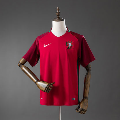 Camiseta Portugal 2018 Local Retro - Vista frontal