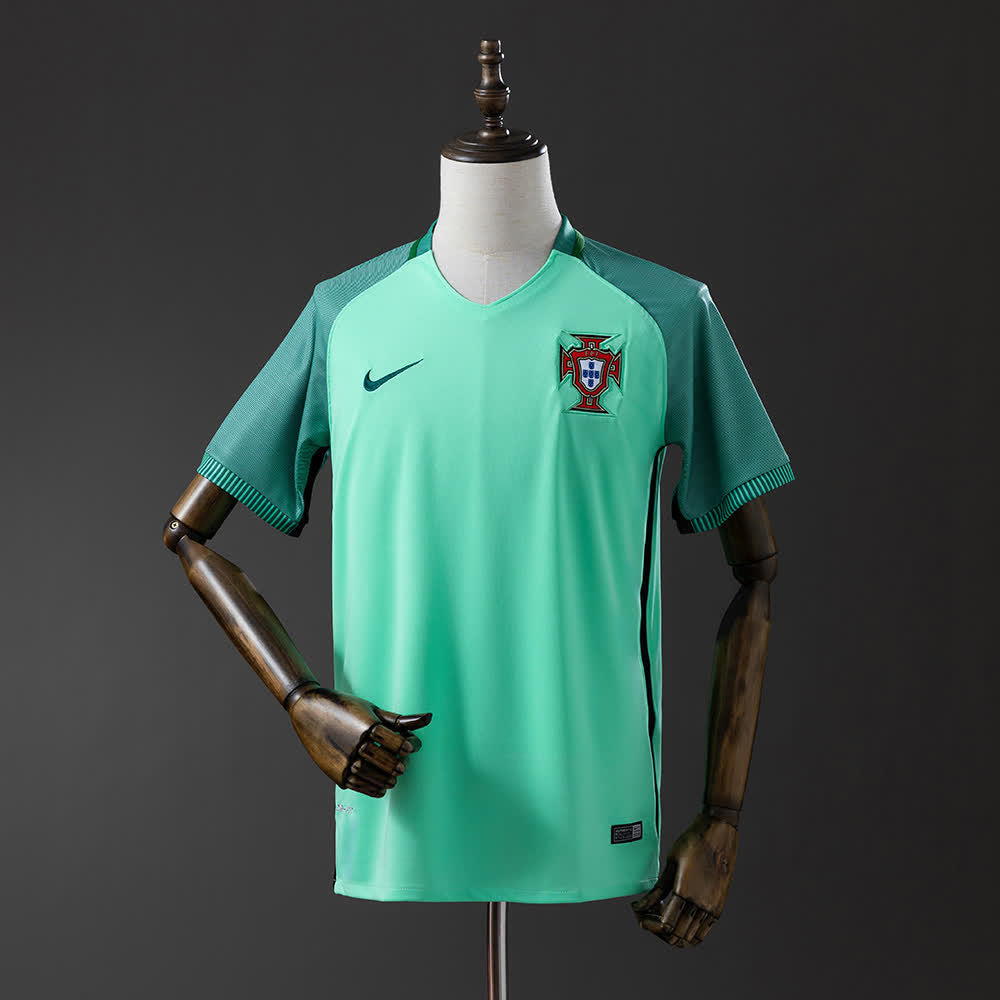 Camiseta Portugal 2016 Visitante Retro - Vista frontal