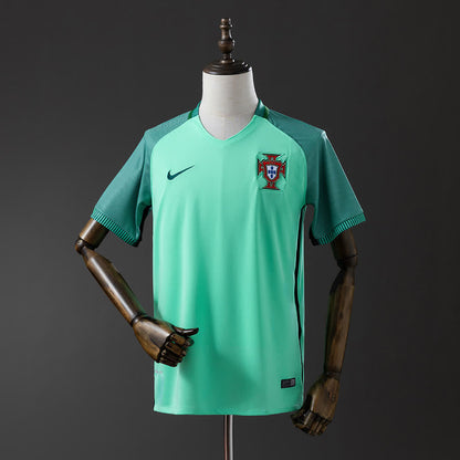 Camiseta Portugal 2016 Visitante Retro - Vista frontal