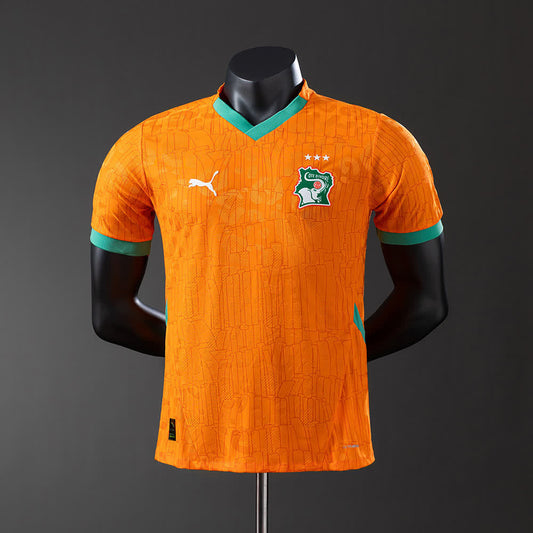 Camiseta Costa de Marfil 2025 Local, Versión Jugador - Vista frontal