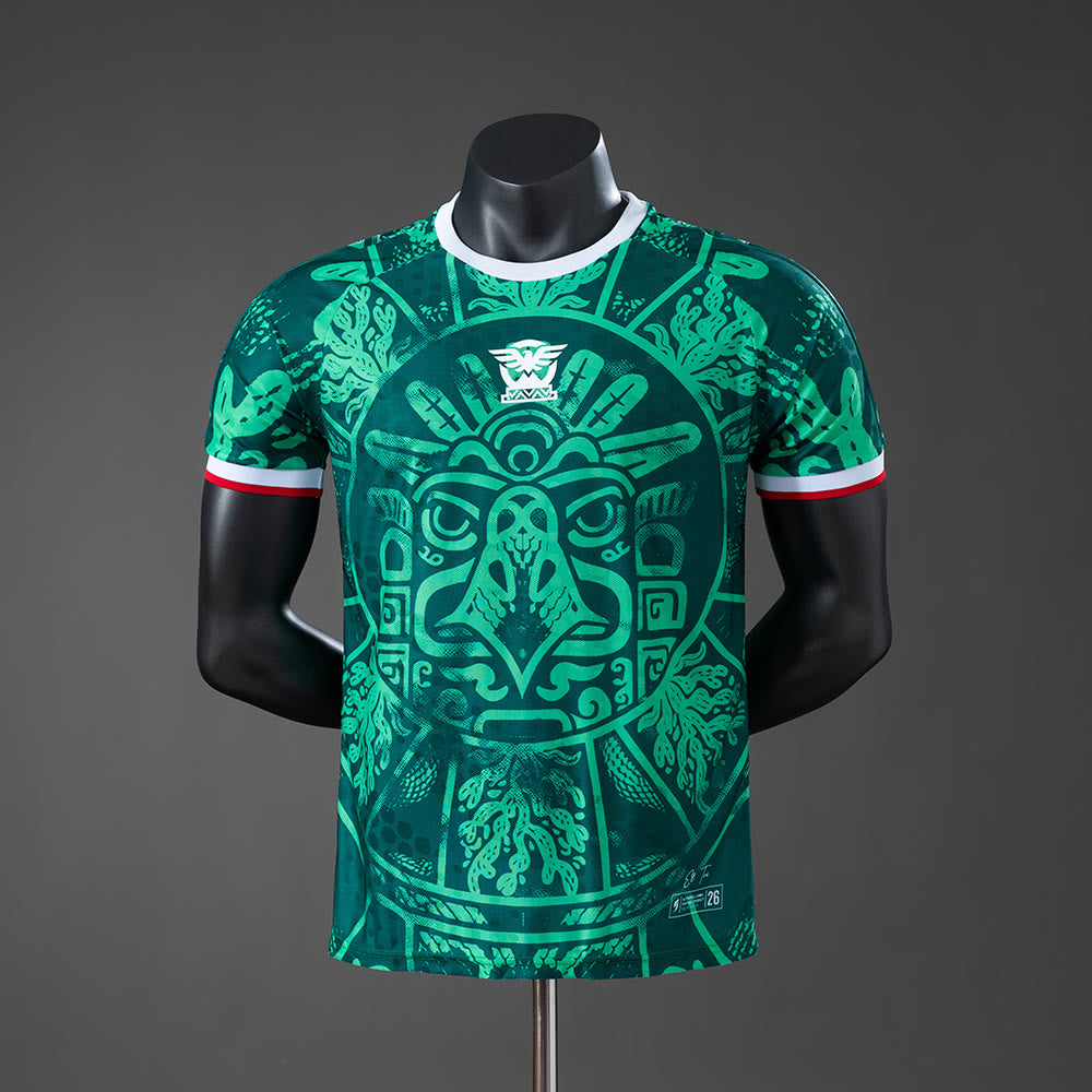 Camiseta México 2026 Edición Especial Azteca, Versión Jugador - Vista frontal