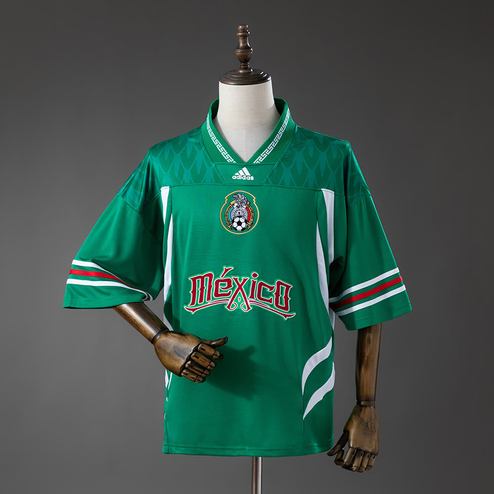 Camiseta México 2026 Remixed Verde - Vista frontal