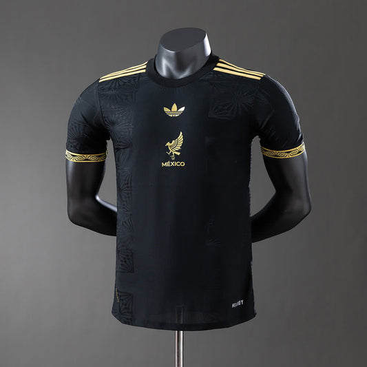 Camiseta México 25/26 Edición Especial Negro, Versión Jugador - Vista frontal