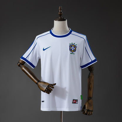 Camiseta Brasil 1998 Visitante Retro - Vista frontal
