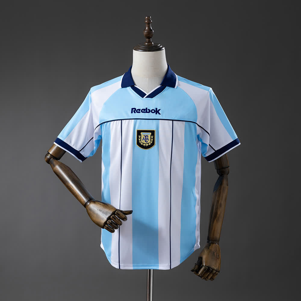 Camiseta Argentina 00/01 Local Retro - Vista frontal