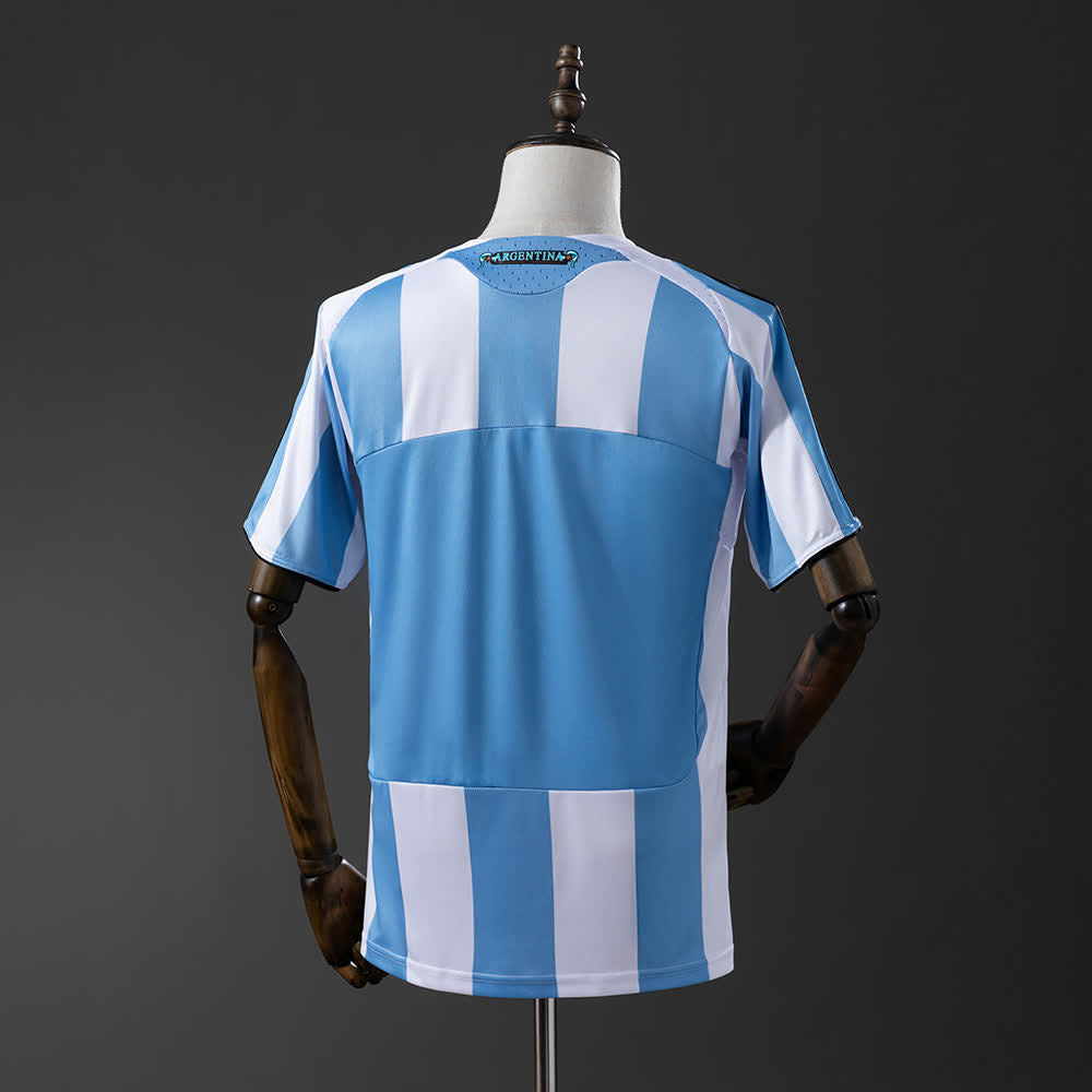 Camiseta Argentina 08/10 Local Retro - Vista posterior