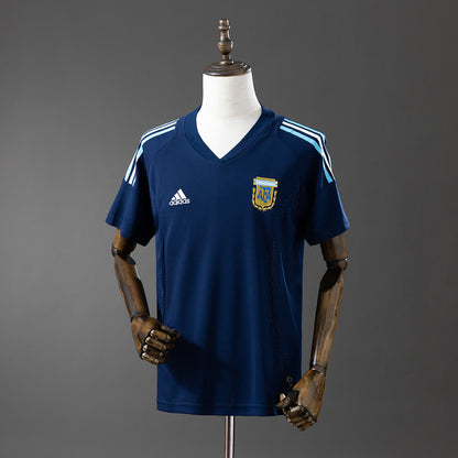 Camiseta Argentina 2002 Visitante Retro - Vista frontal