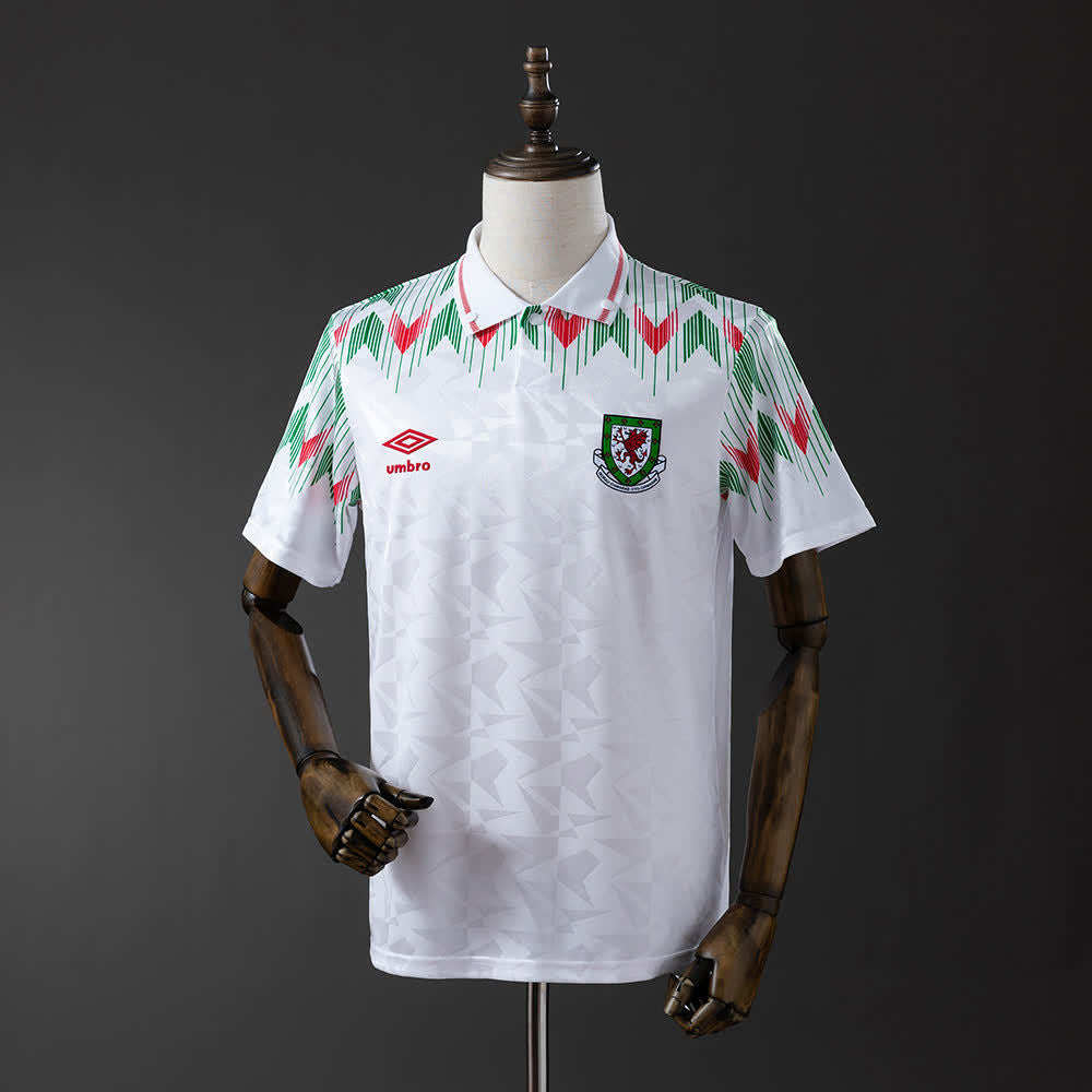 Camiseta Gales 90/92 Visitante Retro - Vista frontal