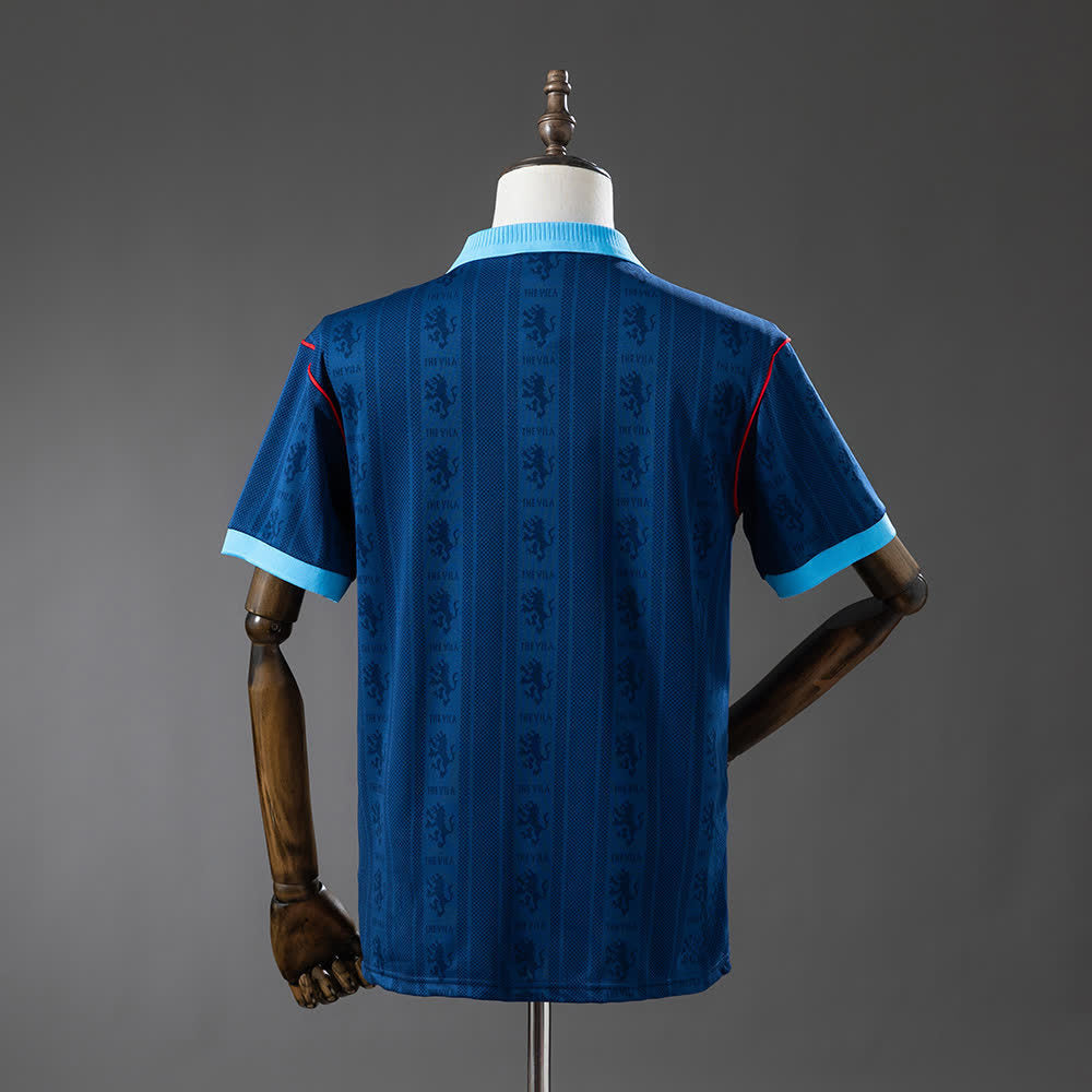 Camiseta Aston Villa 95/96 Visitante Retro - Vista posterior