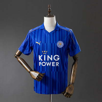 Camiseta Leicester City 16/17 Local Retro - Vista frontal