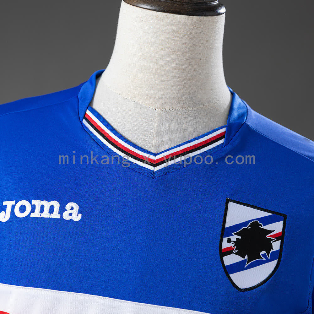 Camiseta Sampdoria 16/17 Local Retro - Vista posterior