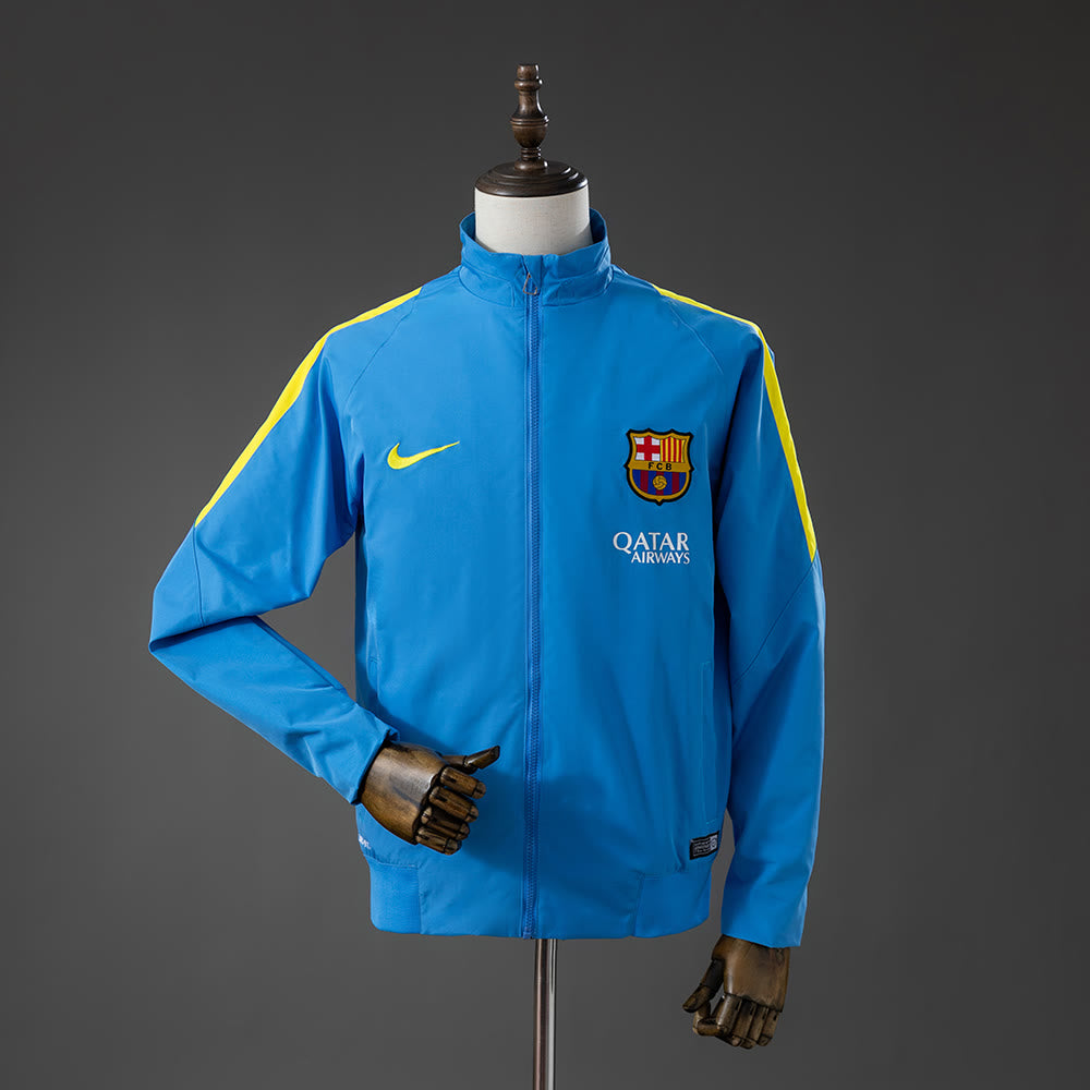 Rompevientos FC Barcelona 15/16 Azul - Vista frontal