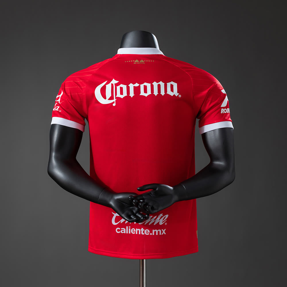 Camiseta Deportivo Toluca 26/27 Local, Versión Jugador - Vista posterior