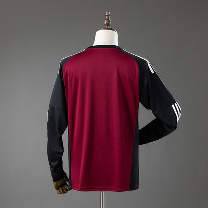 Camiseta España 2026 Portero Rojo Manga Larga - Vista posterior