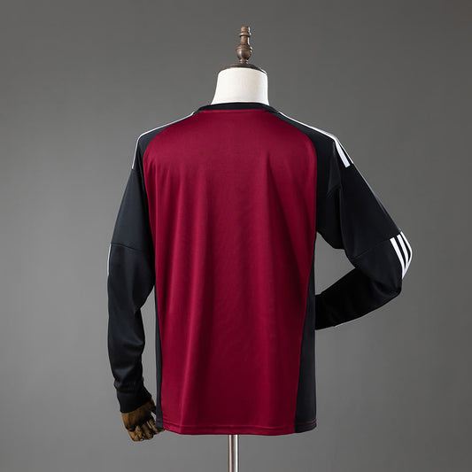 Camiseta España 2026 Portero Rojo Manga Larga - Vista posterior