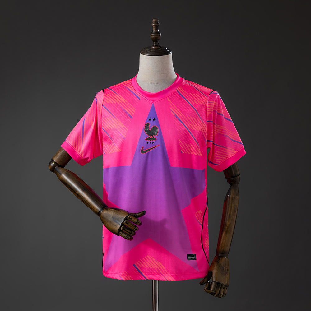 Camiseta Francia 2026 Portero Rosa - Vista frontal