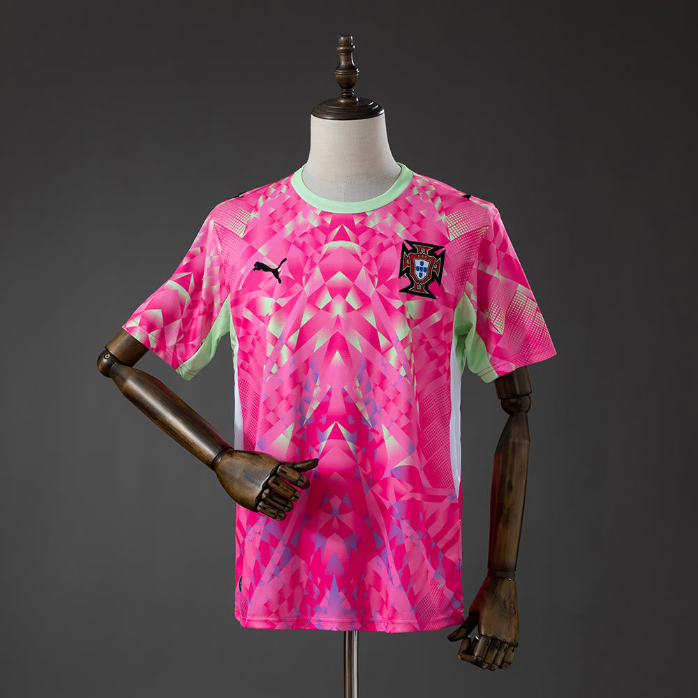Camiseta Portugal 2026 Portero Rosa - Vista frontal