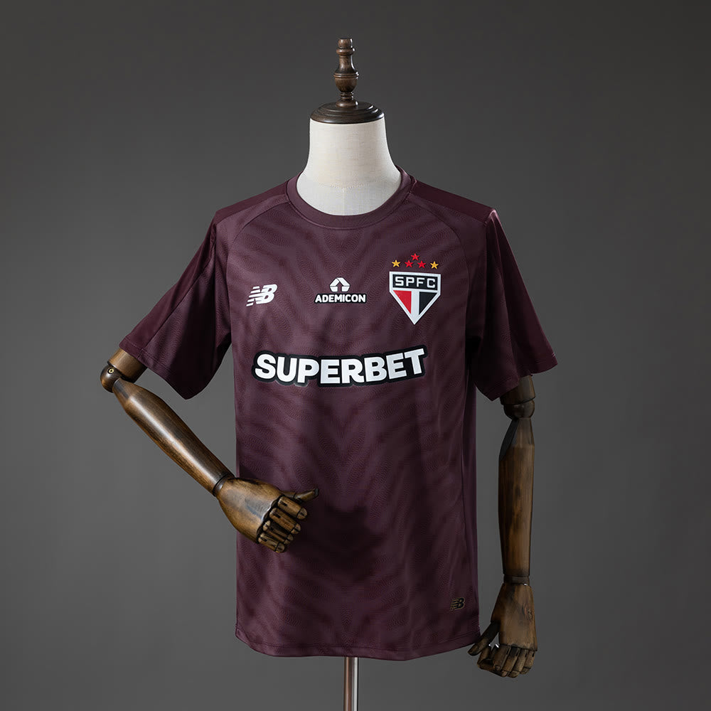 Camiseta São Paulo 26/27 Portero Vinotinto - Vista frontal