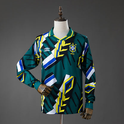 Camiseta Brasil 96/97 Portero Retro Manga Larga - Vista frontal