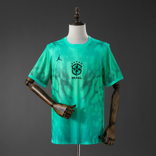 Camiseta Brasil 2026 Portero Verde - Vista frontal