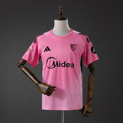 Camiseta Sevilla 25/26 Portero Rosa - Vista frontal