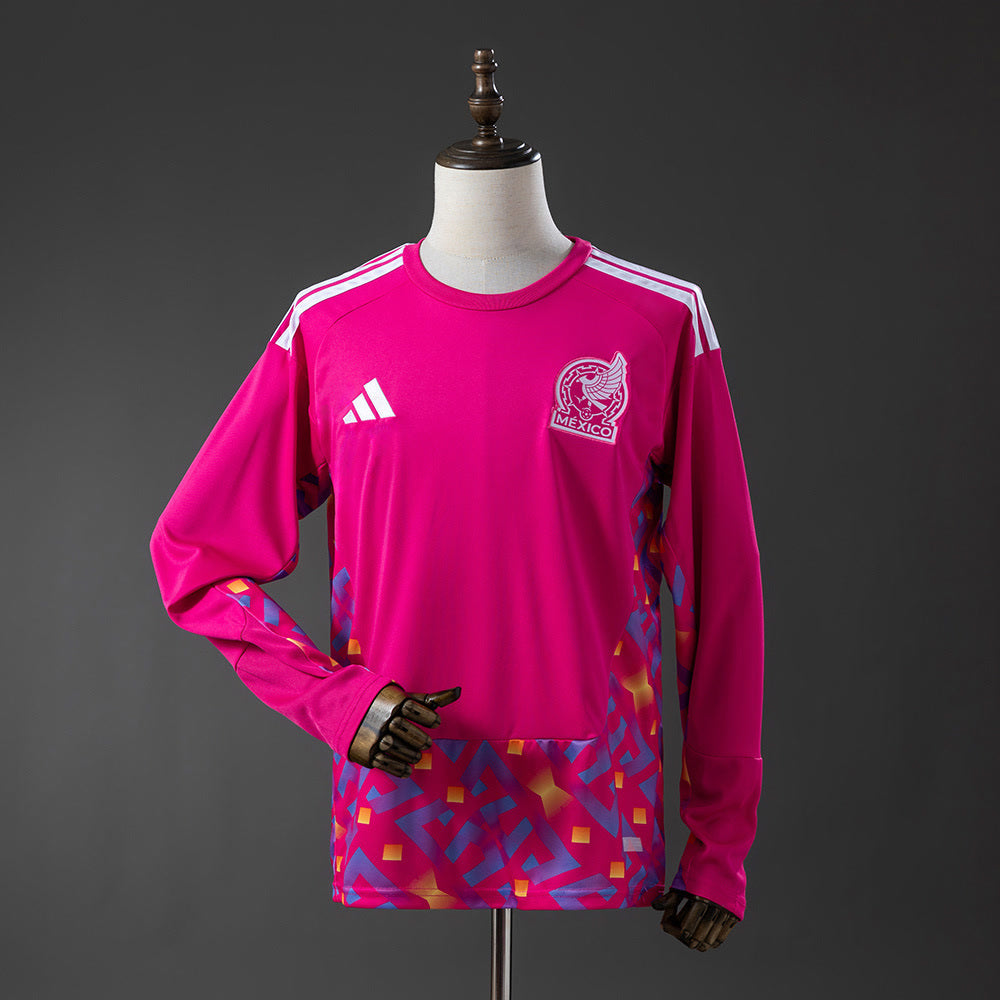 Camiseta México 26/27 Portero Rosa Manga Larga - Vista frontal