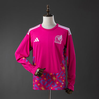 Camiseta México 26/27 Portero Rosa Manga Larga - Vista frontal