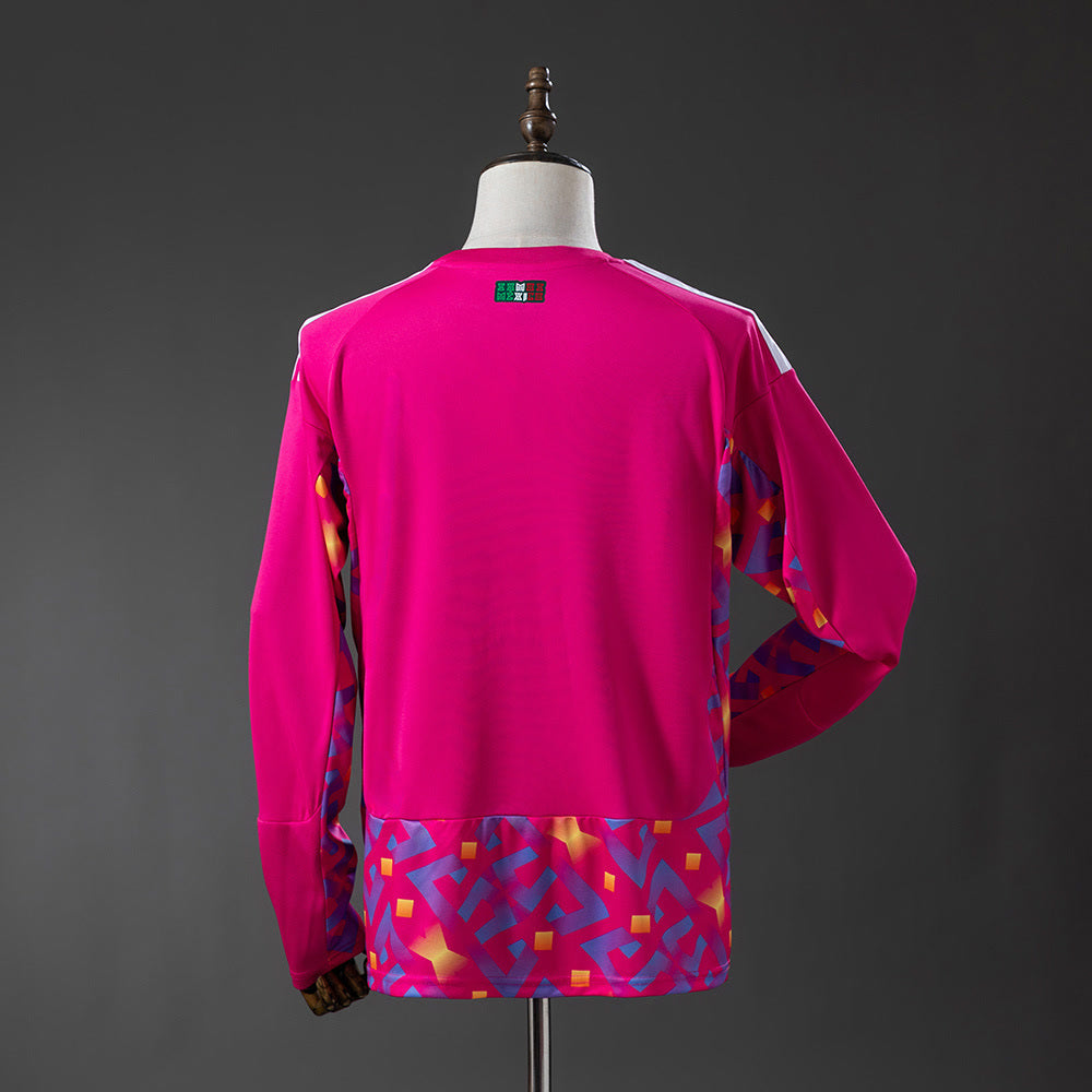 Camiseta México 26/27 Portero Rosa Manga Larga - Vista posterior