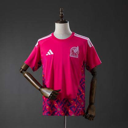 Camiseta México 2026 Portero Rosa - Vista frontal