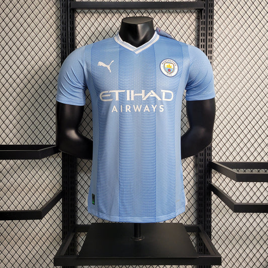 Camiseta Manchester City 23/24 Local, Versión Jugador - Vista frontal