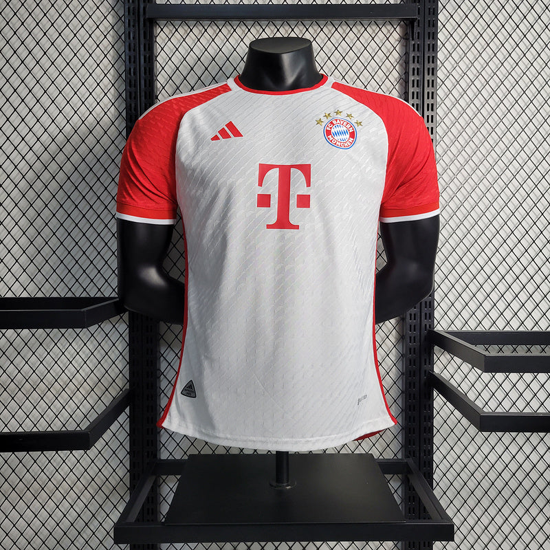 Camiseta Bayern Múnich 23/24 Blanca, Versión Jugador - Vista frontal