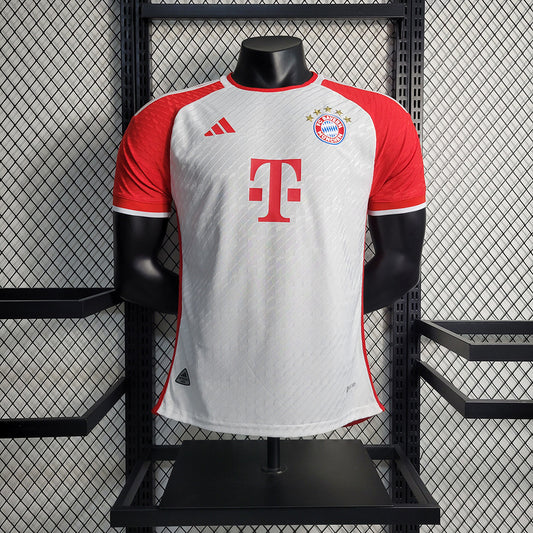 Camiseta Bayern Múnich 23/24 Blanca, Versión Jugador - Vista frontal