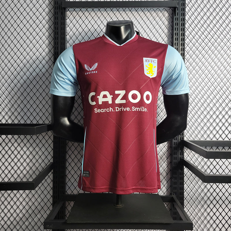 Camiseta Aston Villa 22/23 Local, Versión Jugador - Vista frontal