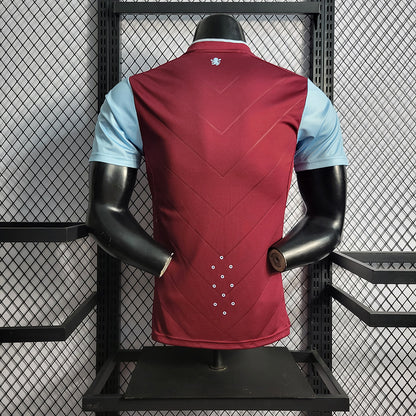 Camiseta Aston Villa 22/23 Local, Versión Jugador - Vista posterior