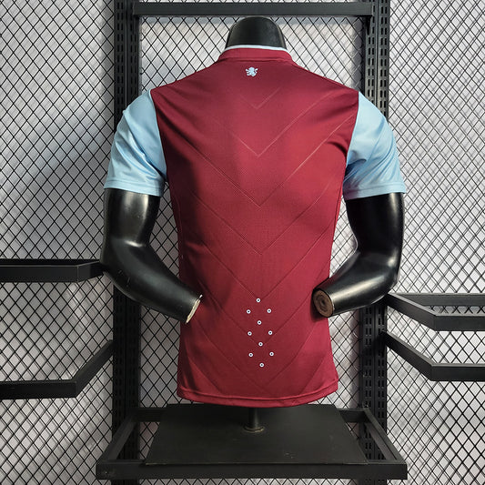 Camiseta Aston Villa 22/23 Local, Versión Jugador - Vista posterior