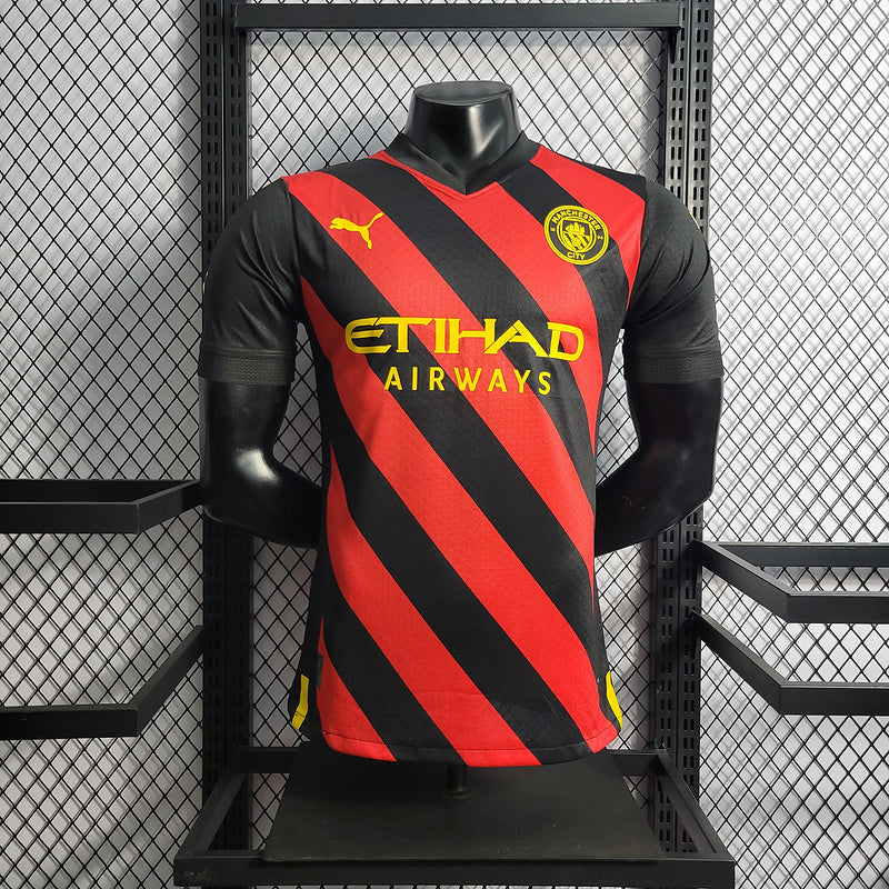 Camiseta Manchester City 22/23 Visitante, Versión Jugador - Vista frontal