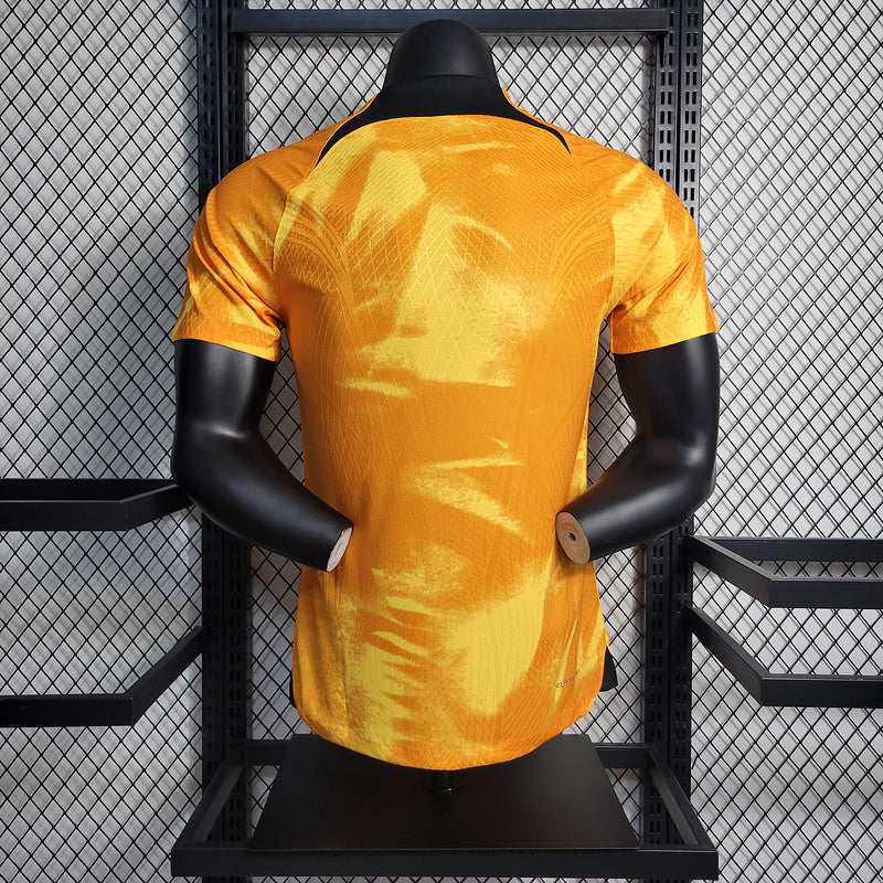 Camiseta Países Bajos 2022 Local, Versión Jugador - Vista posterior