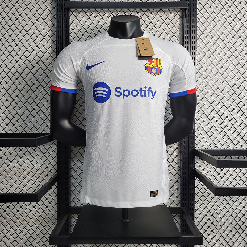 Camiseta FC Barcelona 23/24 Visitante, Versión Jugador - Vista frontal