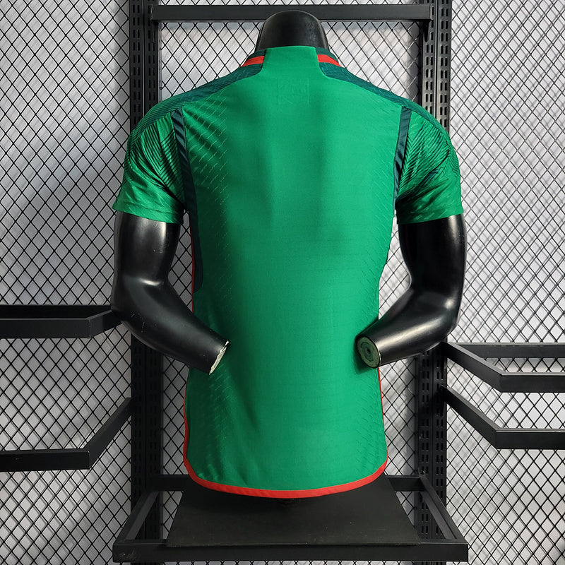 Camiseta México 2022 Local, Versión Jugador - Vista posterior