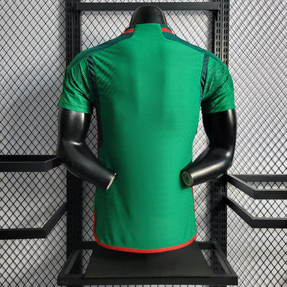 Camiseta México 2022 Local, Versión Jugador - Vista posterior