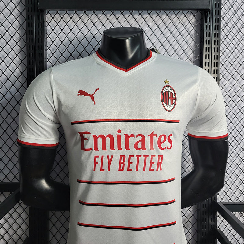 Camiseta AC Milan 22/23 Visitante, Versión Jugador - Vista posterior