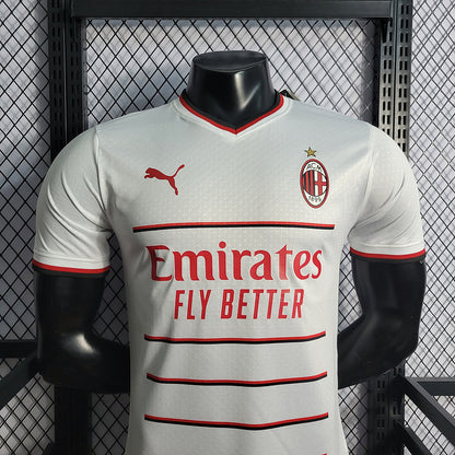 Camiseta AC Milan 22/23 Visitante, Versión Jugador - Vista posterior