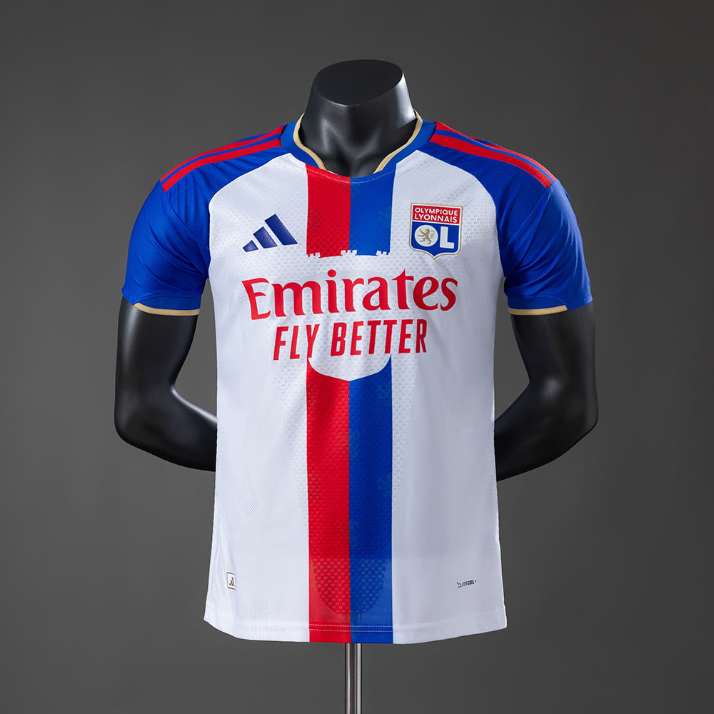 Camiseta Olympique de Lyon 26/27 Local, Versión Jugador - Vista frontal