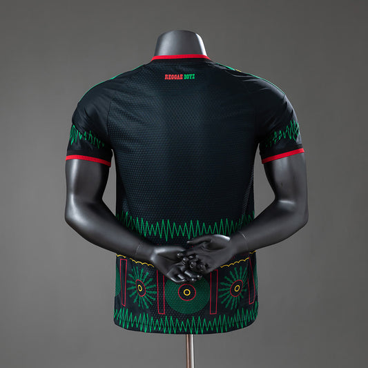 Camiseta Jamaica 2026 Visitante, Versión Jugador - Vista posterior
